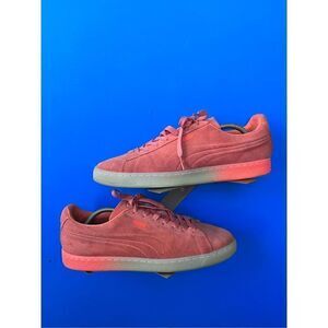 Puma Mens Classic V Inf 362894 01 Orange Casual Shoes Sneakers Size 11